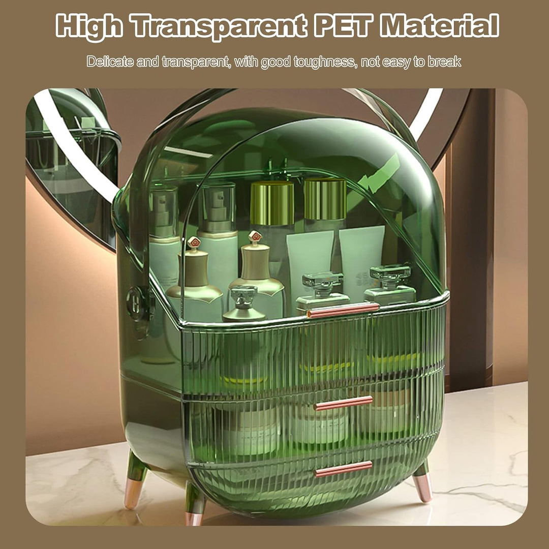Galatée Retro Serie 180°Drehbar Tragbare Make Up Organizer Kosmetikbox Kosmetische Aufbewahrungs Box