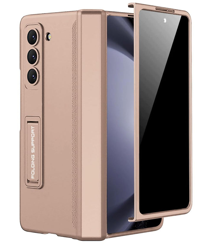 Miimall Kompatibel mit Samsung Galaxy Z Fold 5 Hülle mit Displayschutz Anti-Peeping+Magnetischer Sch