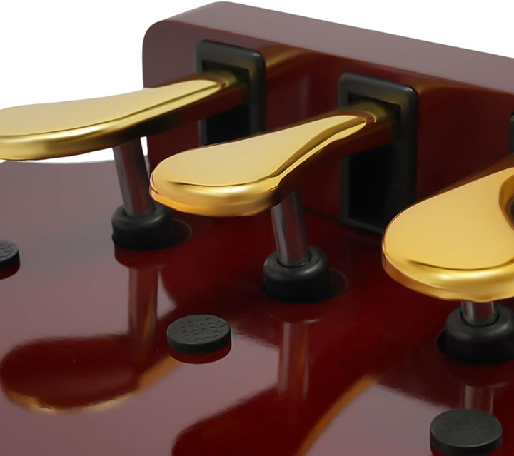 Klavier Pedalverlängerung, Klavier Pedal Extender mit 3 Pedale Klavierpedal-Verlängerungsbank Klavie