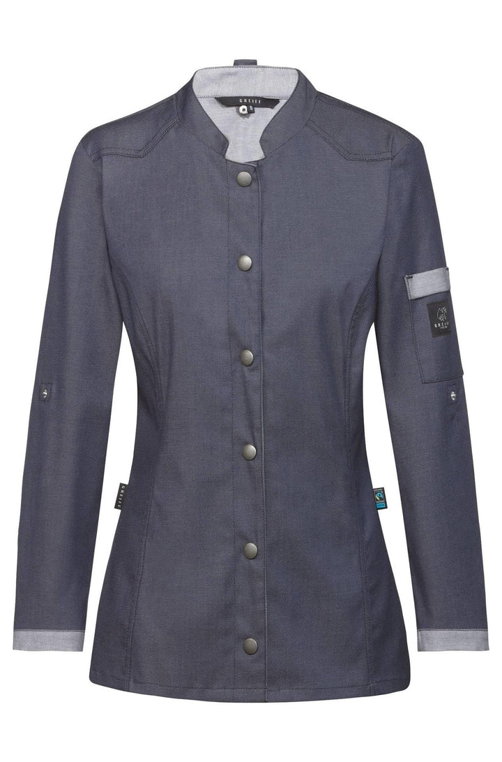 Greiff Gastro Moda Cuisine Damen Kochjacke Bikerstyle Regular