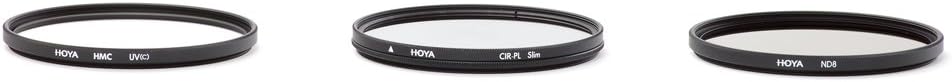 Hoya Digital Filter Kit II 82mm Pol-Cirkular/NDX8/HMC UV schwarz, 82mm