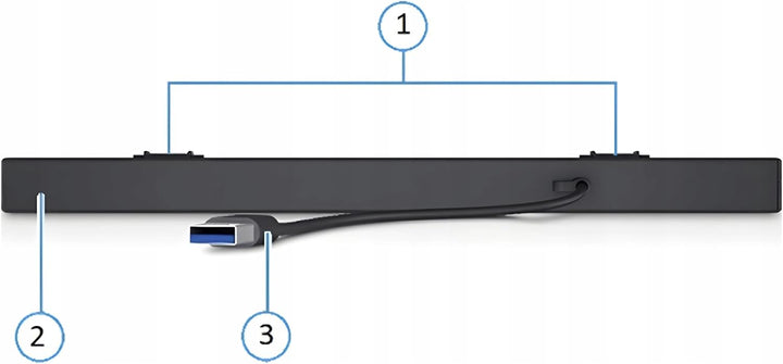 Dell EMC Dell Slim SOUNDBAR SB521A, Schwarz