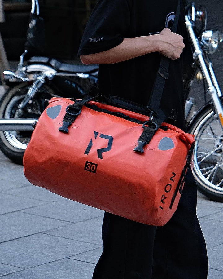 IRON JIA'S Motorradtasche Gepäckrolle wasserdichte Hecktasche Satteltasche Reisetasche mit rollversi