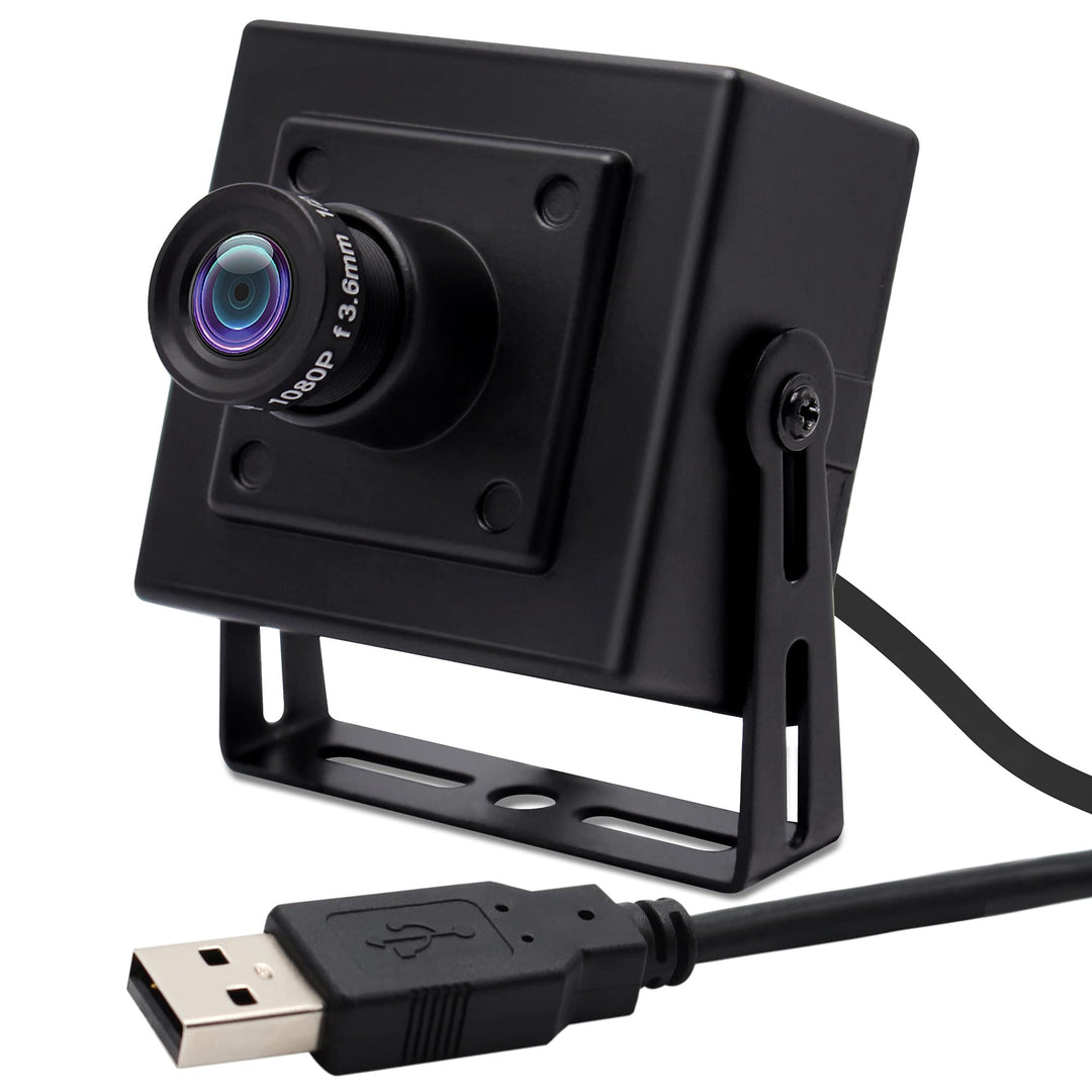 Svpro Full HD 1080P Low Light Kamera USB Kamera mit Aluminiumgehäuse, IMX323 Sensor Mini USB Webkame