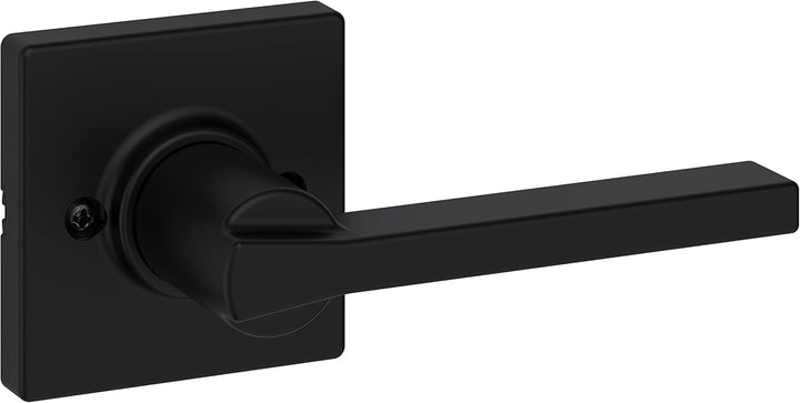 Kwikset 92001-603 Casey Passage Lever, Matte Black Schwarz Modern, Schwarz Modern