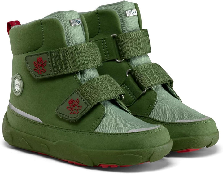 Affenzahn Winterstiefel Vegan Comfy warm gefüttert, wasserdicht mit Kletterverschlüssen, Grösse 21-3