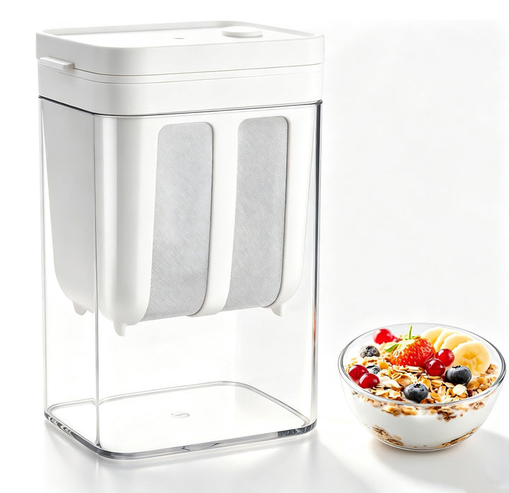 Joghurtbereiter, Frischjoghurt, Griechischer Joghurt, Greek Yogurt Maker, Milchsäuregärung, 1100 ml