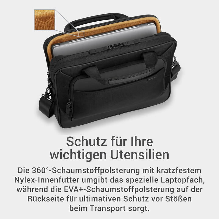 Dell EcoLoop Pro Classic Briefcase 14 - CC5425C, OceanCycle Zertifizierung, Schutz Unterwegs, Kratzf