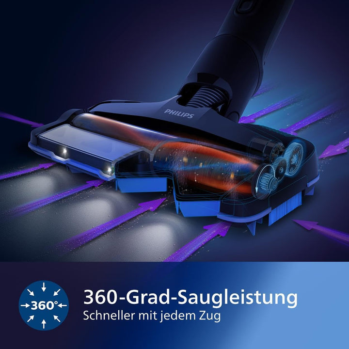 Philips XC7042/01 Akku-Handstaubsauger 230 V 65 Min. Akkulaufzeit Rot ohne Ersatzfilter