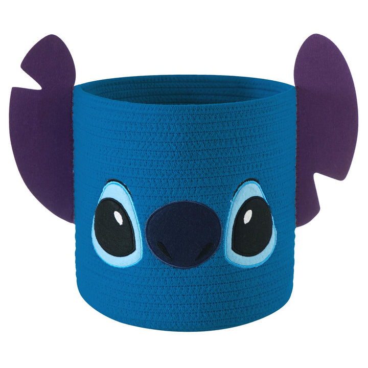 Idea Nuova Disney Stitch Figural Rope Aufbewahrungskorb, 25,4 x 25,4 cm (H x B) Stich, Stich