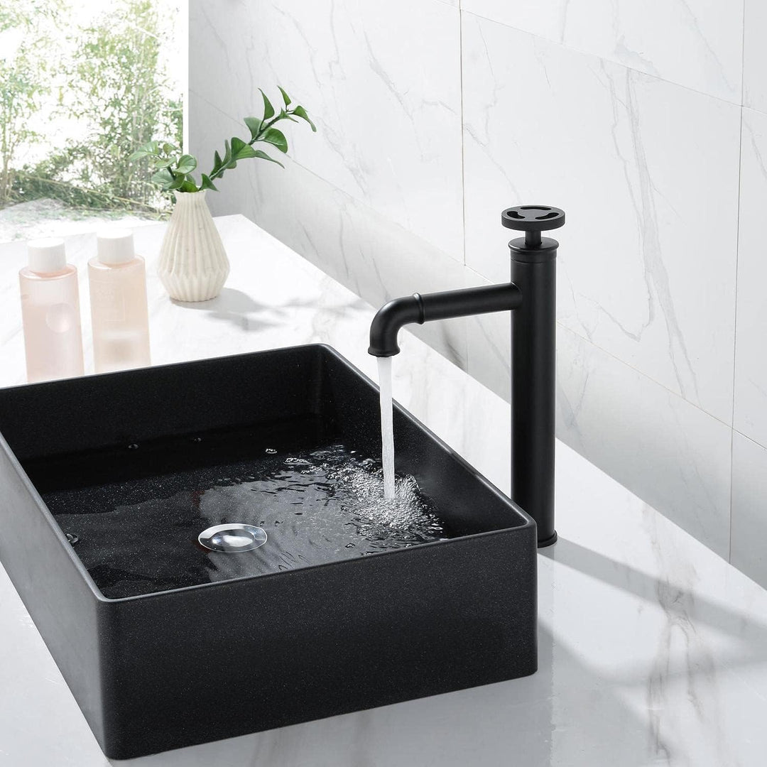 HomeLava Einhand-Waschtischbatterie Kaltwasserarmatur Kaltwasserhahn Hoch Wasserhahn Kaltwasser Einh