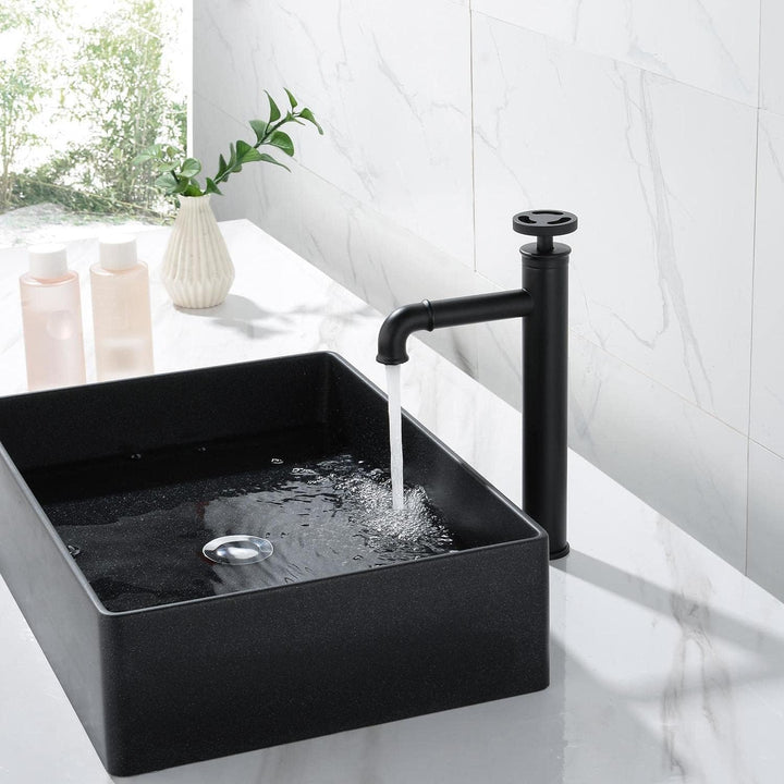 HomeLava Einhand-Waschtischbatterie Kaltwasserarmatur Kaltwasserhahn Hoch Wasserhahn Kaltwasser Einh