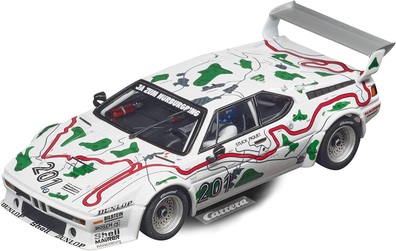 Carrera Digital 132 I BMW M1 Procar No.201 Nürburgring 1000km 1980 I Auto für Rennbahn | Rennbahnen