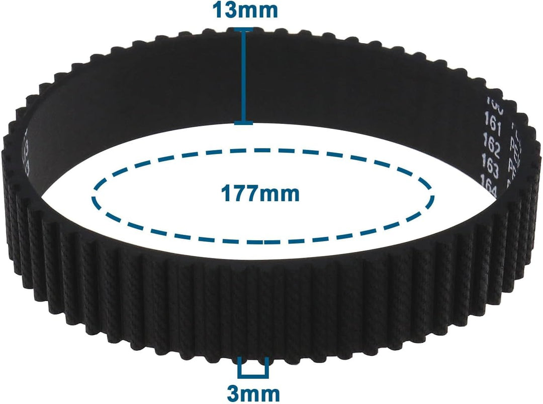 Antriebsriemen für Elektrohobel X40515, kompatibel mit Black &amp; Decker KW715 KW713 BD713 Zahnriemen a