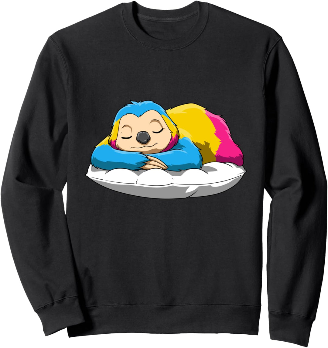 Lustige Pansexuelle Faultier LGBTQ Sweatshirt
