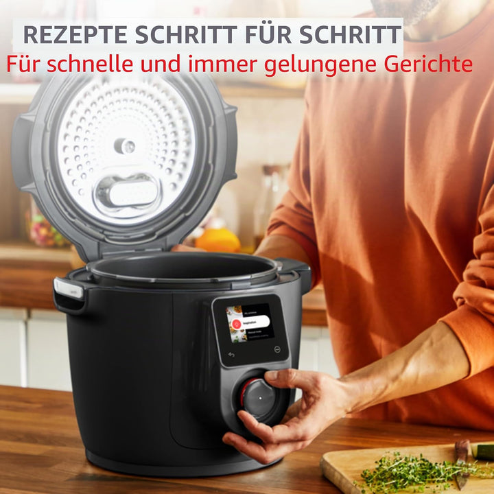 Moulinex Cookeo Wi-Fi 10-in-1 Multicooker 10-in-1 Multicooker 10 Kochmodi Druckkochen, detaillierte