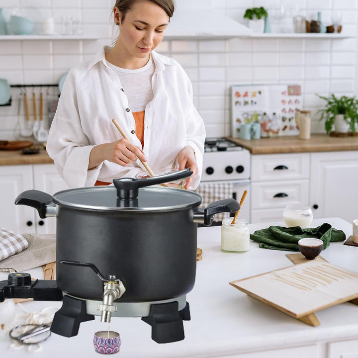 Elektrischer Wachsschmelzgerät für Kerzenherstellung DIY Duftkerze Geschenke hält 5L geschmolzenes W