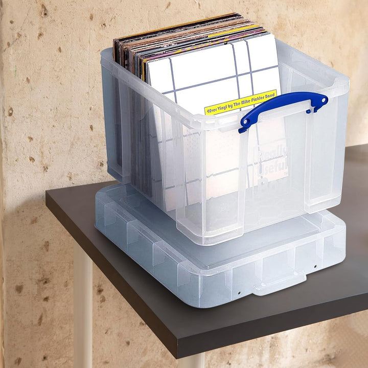 Really Useful Plastic Storage Box 35 Litre Xl - Color: Clear by Really Useful