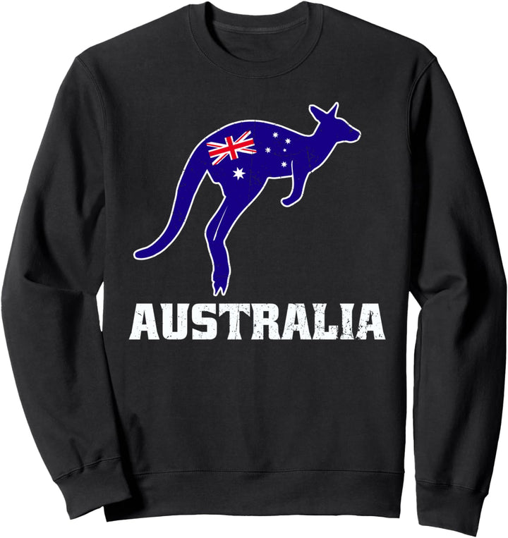 Australisches Känguru Australien Flagge Aussie Souvenir Sweatshirt