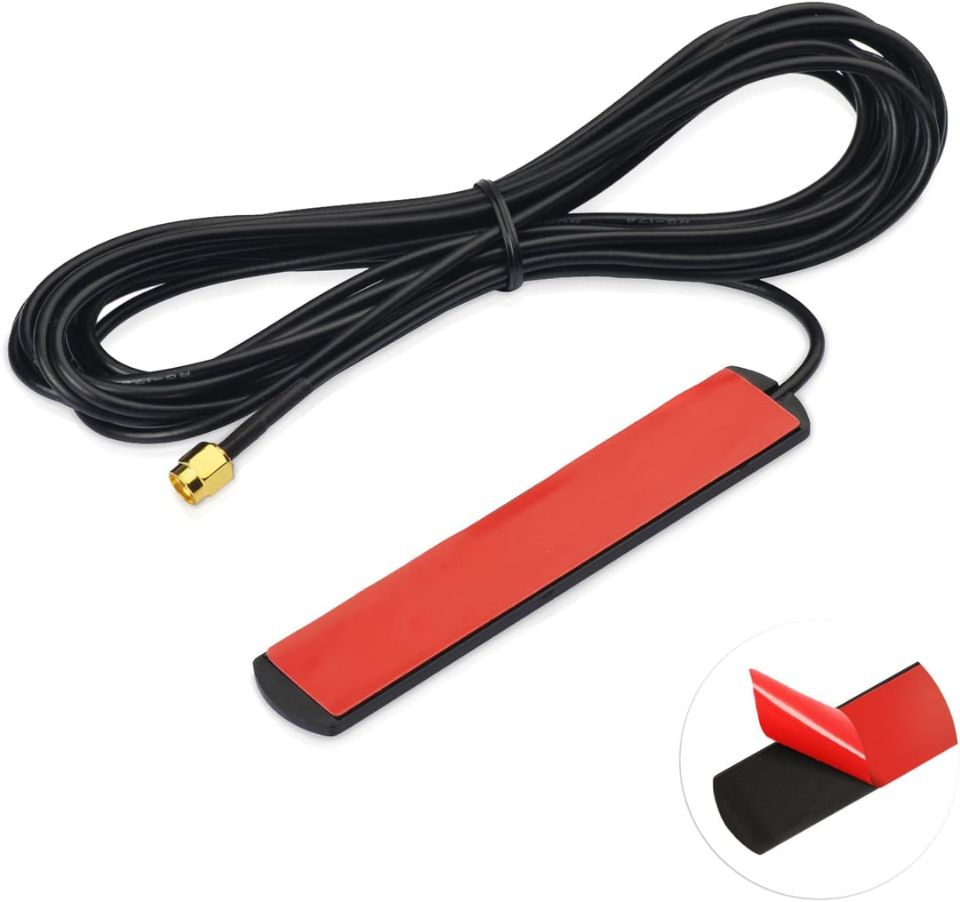 Eightwood DAB+ Antenne SMA Adapter DAB Auto Radio Antenne Patch Aerial Glas Mount Windshield Antenne
