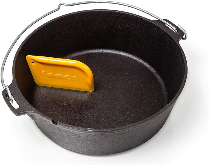 Petromax Feuertopf Dutch Oven Reinigungs-Schaber Set Glatt und Geriffelt für Gusseisen Pfannen Töpfe