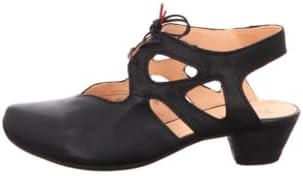 Think! Damen Aida Chromfrei Gegerbte Nachhaltige Stiefelette 38 EU 0000 Schwarz, 38 EU 0000 Schwarz