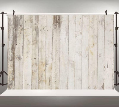 WaW 2.7x1.8m Mottled Shabby Holz Hellgrau Hintergründe für Fotostudios Fotografie Nostalgie Holzwand