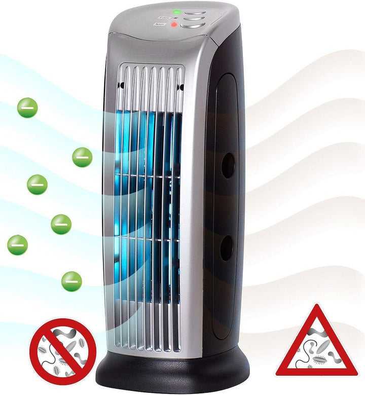Sichler Haushaltsgeräte Ionengenerator: Luftreiniger mit Ionisator, UV-Licht, Staubfilter und Gebläs