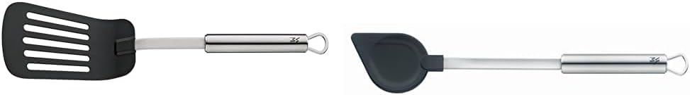 WMF Profi Plus Pfannenwender Kunststoff 32,2 cm, Cromargan Edelstahl teilmattiert, Kunststoffvordert