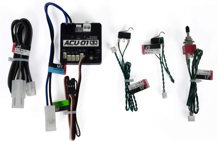 TAMIYA 300056545 Lastwagen 1:14 ACU-01 Antriebs-Set Hinterkipper, grau, ys/m