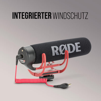 RØDE VideoMic GO Leichtes Richtrohrmikrofon für die Kamera, für die Erstellung von Filmen, die Erste