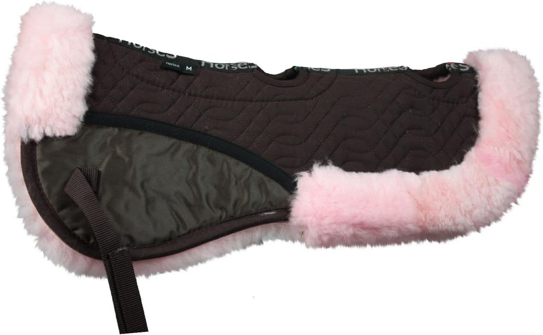 Horses, Sattelpad Merinos mit Belüftungsöffnungen, Weiche und widerstandsfähige Halbschabracke, idea