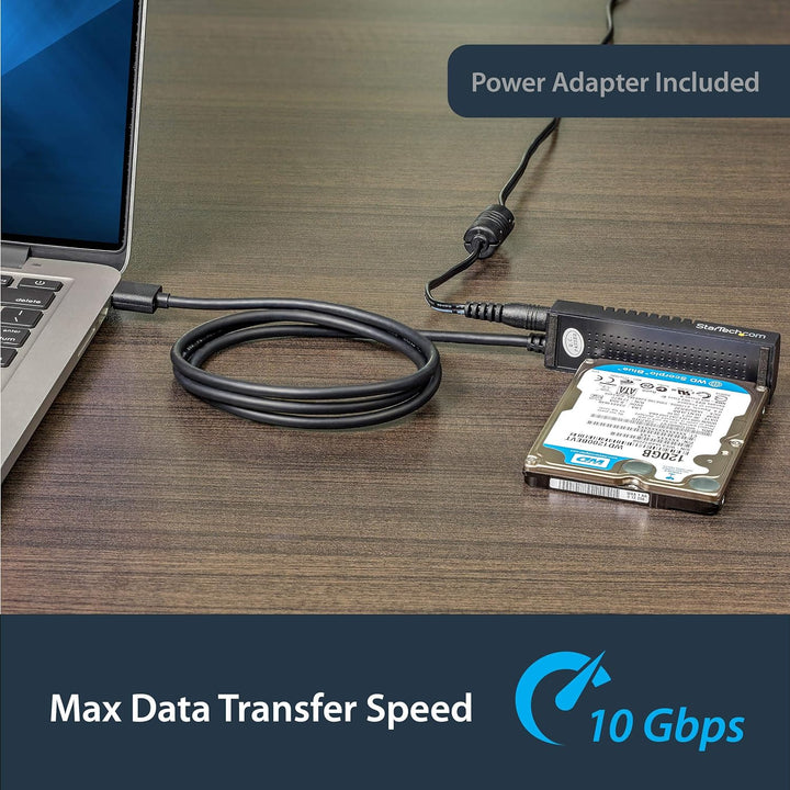 StarTech.com USB 3.1 (10Gbit/s) Adapter Kabel für 2,5" und 3,5" SATA SSD/HDD Laufwerke - Unterstützt