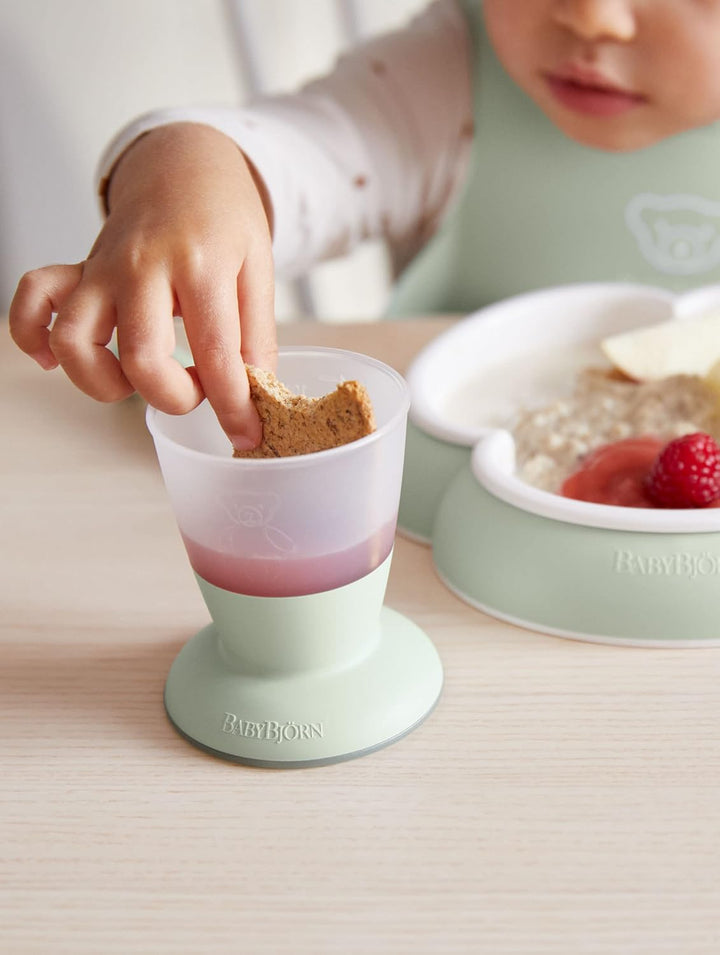 BabyBjörn Kindergeschirr, 8-teilig, Blassgrün, Blassgrün