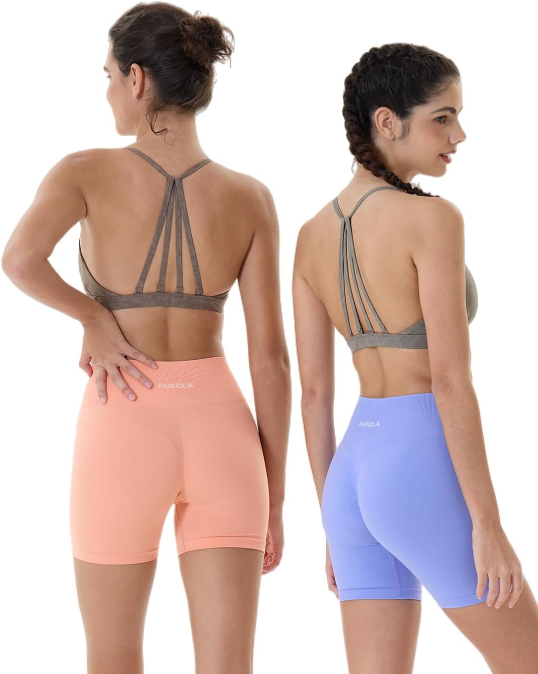 AUROLA Intensify Workout Shorts for Women Seamless Scrunch Short Gym Yoga Running Sport Active Exerc