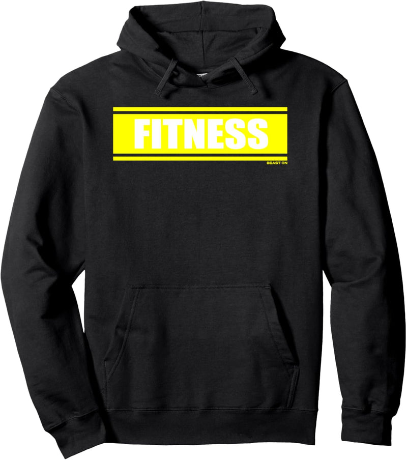 Fitness Gelb Gym Fitness Workout Gym Spruch Motivation Gelb Pullover Hoodie