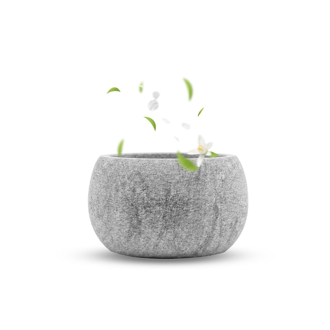 Sauna Aromaschale aus Sauna zubehör - 10,5 x 6 cm Saunazubehör, Verdampferschale Sauna aus Granit, f