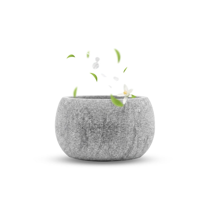 Sauna Aromaschale aus Sauna zubehör - 10,5 x 6 cm Saunazubehör, Verdampferschale Sauna aus Granit, f