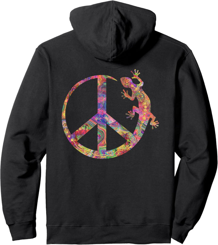 Symbol - Loving Peace Gecko Ornaments 1 - Fan Fun Pullover Hoodie