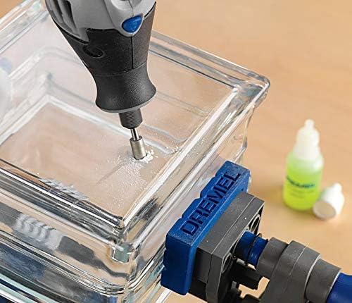Dremel 663 Diamant Glasbohrer, Zubehörsatz für Multifunktionswerkzeug mit 1 Glasbohrer 6,4 mm zum Bo