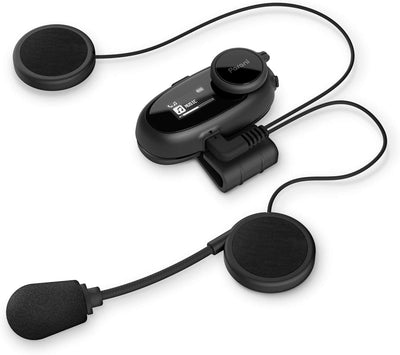 Sena Parani M10 Motorrad Bluetooth Headset Kommunikationssystem - Variante mit Bügelmikrofon Black