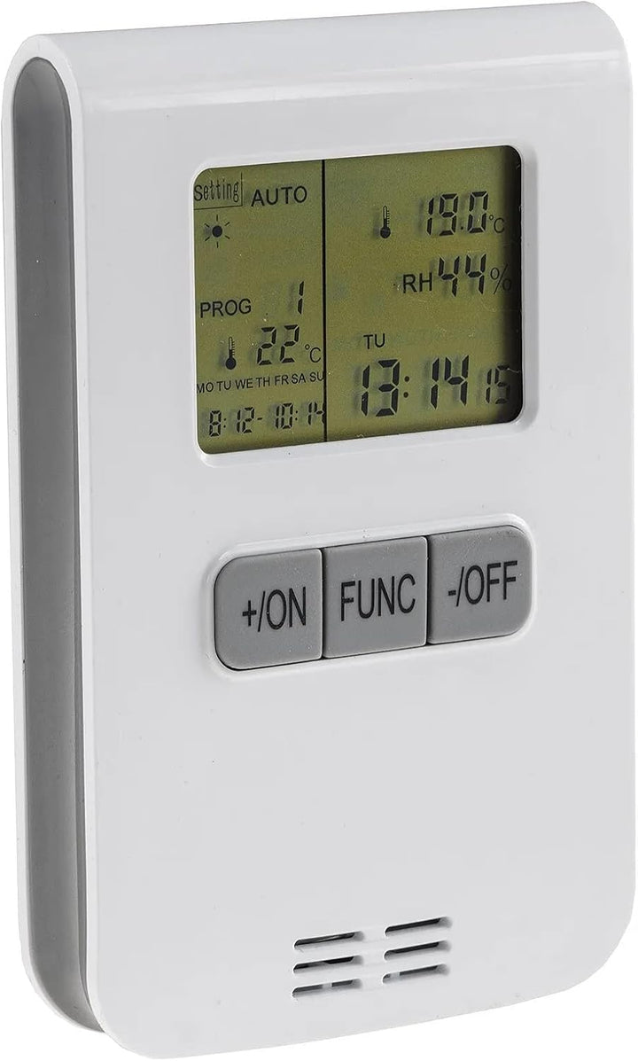 anapont elektrischer Badheizkörper - 1175x600 schwarz - Fernbedienung mit Timer-Funktion - Handtuchh