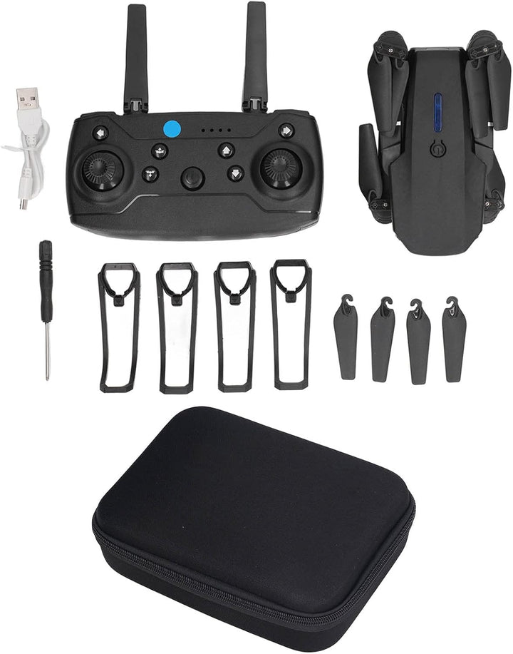 E88 Faltbare Drohnen mit 4K HD FPV Dual-Kamera, Drohne RC Quadcopter-Unterstützung APP-Steuerung, Fl