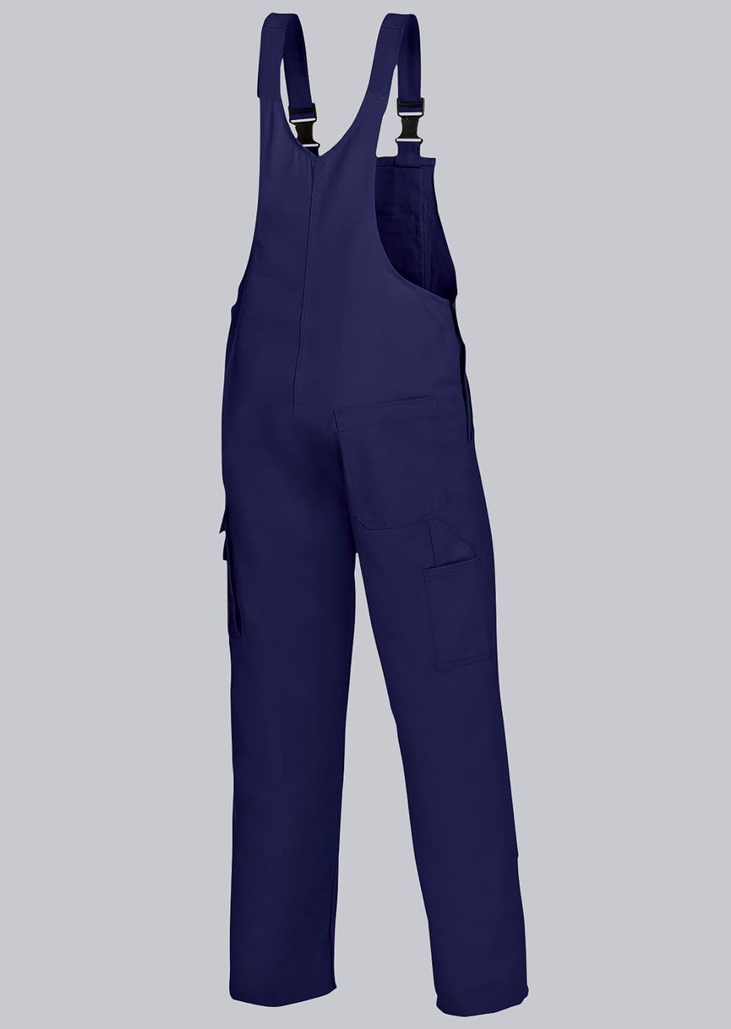 BP Workwear Basic 1482-060-10 Latzhose - Stoffhosenträger mit Gummieinsatz - Taschen für Knieschoner