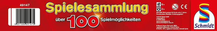 Schmidt Spiele 49147 Spielesammlung, mit über 100 Spielmöglichkeiten 2 Spieler Single, Single