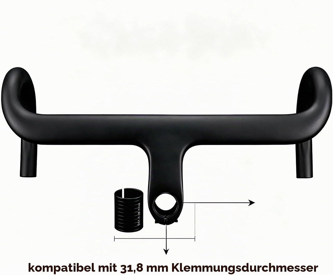 RXL SL Kohlefaser Rennrad Lenker 1-1/4" lenker rennrad carbon UD matte internes routing rennrad lenk