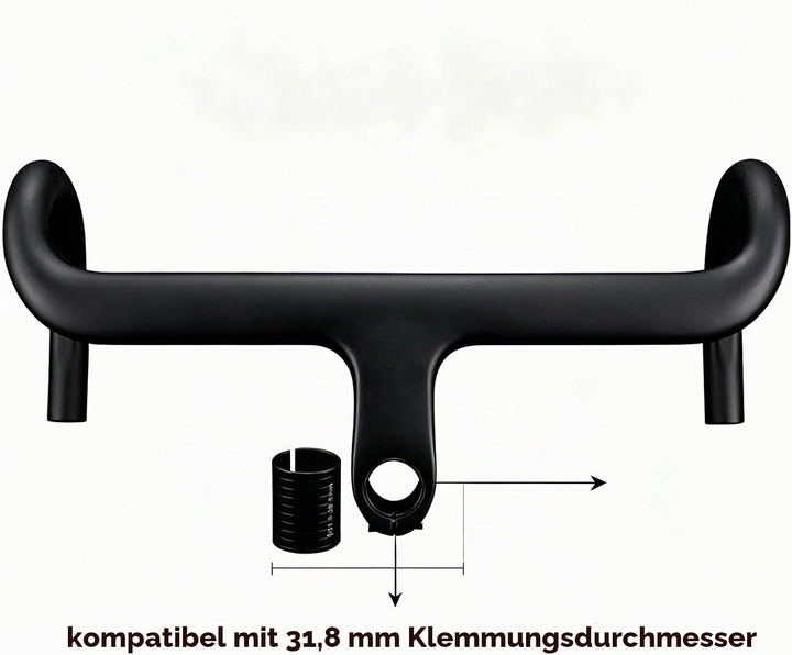 RXL SL Kohlefaser Rennrad Lenker 1-1/4" lenker rennrad carbon UD matte internes routing rennrad lenk