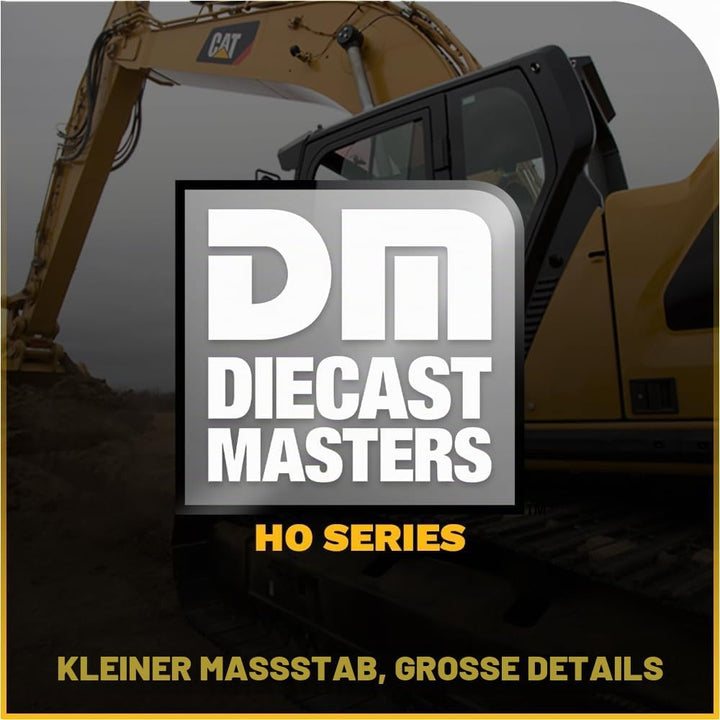 Diecast Masters 85658 - Caterpillar Kettenbagger 336 Next Gen, detailgetreues H0 CAT Baufahrzeug in