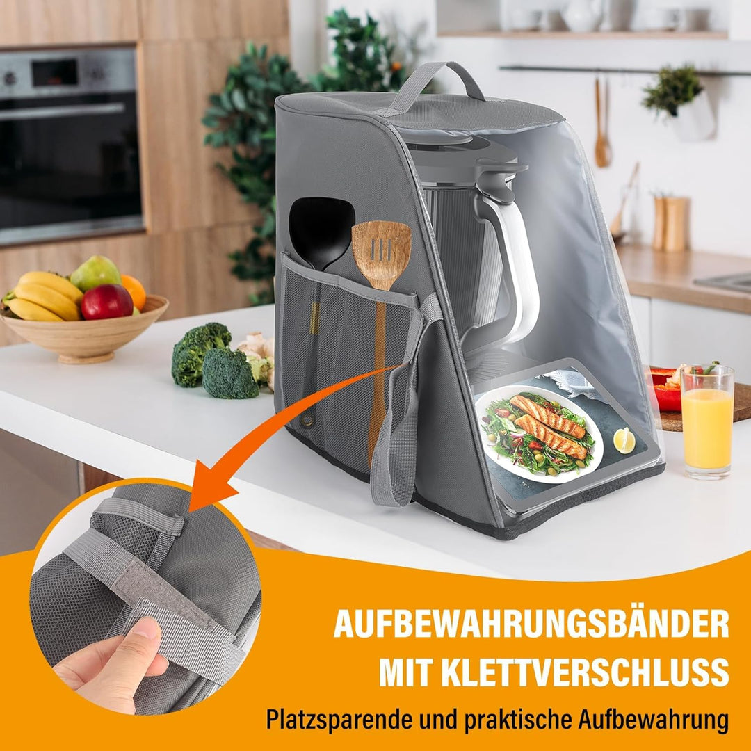 Abdeckhaube für TM7, Haube für Abdeckung Küchenmaschine TM7 Zubehör Ideal für den Schutz und die Auf