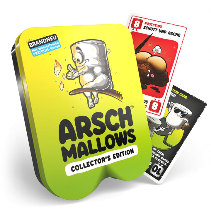 DENKRIESEN ARSCHMALLOWS® Collector's Edition – Weniger frisst mehr. | Wasserfest | Kartenspiel | Ab
